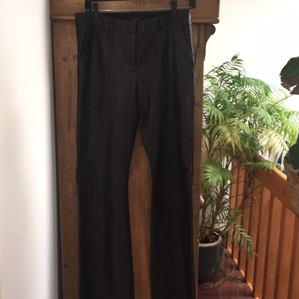 Genuine leather trousers